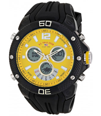 U.S. Polo Assn. Sport Men's US9494 Analog-Digital Display Analog Quartz Black Watch