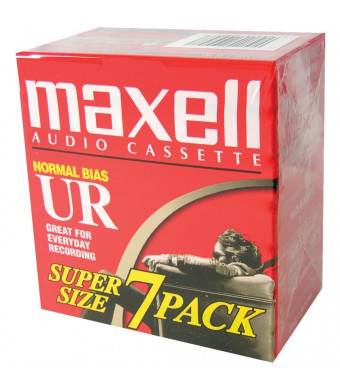 Maxell UR-90 Blank Audio Cassette Tape - 7 Pack (108575)