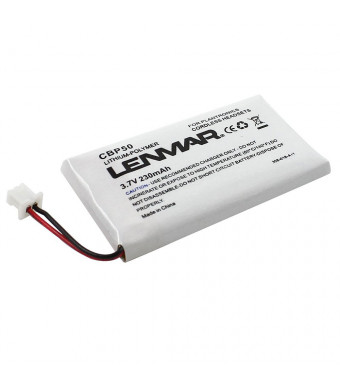 Lenmar Replacement Battery for Plantronics CS-50 CS50-USB CS-55 CS-60 Replaces OEM Avaya AWH-55 Plantronics 64327-01 64399-01 65358-01 PL-64399-01