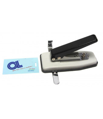 TruLam Id Card Badge Slotted Hole Punch with Side and Depth Guides Desktop Card Slotting Tool by Lamination Depot