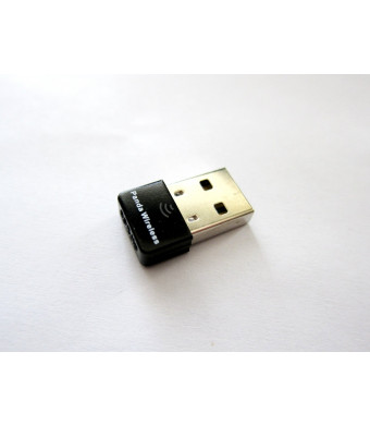 Panda Ultra Wireless N USB Adapter (150Mbps) - 802.11n 2.4GHz - Compatible with Windows XP/Vista/7/8/8.1/10, Windows CE 6.0, Mac OS X 10.4/10.5/10.6/