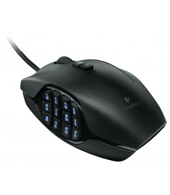 Logitech G600 MMO Gaming Mouse, Black