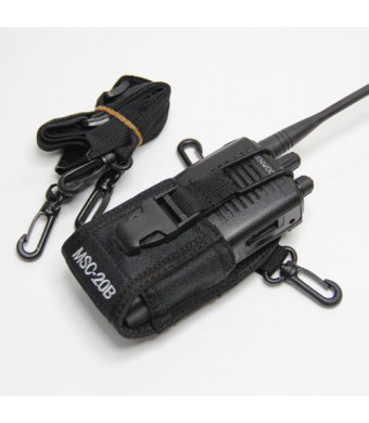 3in1 Multi-Function Universal Pouch Bag Holster Case For GPS PMR446 Motorola Kenwood Midland ICOM Yaesu Two Way Radio Transceiver Walkie Talkie 20B
