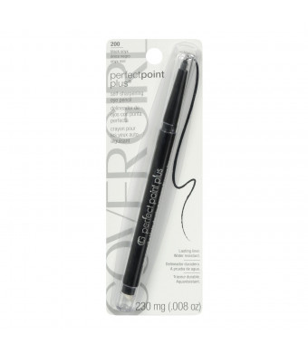 CoverGirl Queen Collection Perfect Point Plus Eyeliner Black Onyx 200, 1 Count