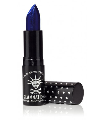 Tish and Snooky's MANIC PANIC N.Y.C. Ice Metals After Midnight Blue Lethal Lipstick