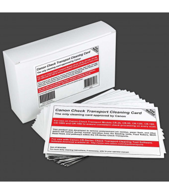 Cleaning Cards for Canon CR-Series Check Scanners (Box of 15)