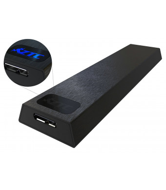 ZTC Thunder Enclosure NGFF M.2 SSD to USB 3.0 Adapter. Support UASP SuperSpeed 6Gb/s 520MB/s Black Model ZTC-EN004-BK