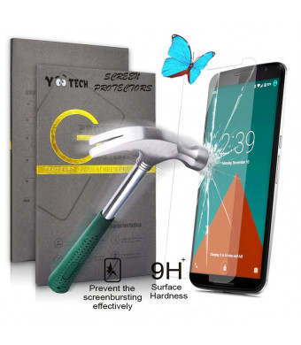 Yootech Premium Motorola Google Nexus 6 Tempered Glass Screen Protector (2.5D 9H Hardness, Superslim 0.26mm) - The Best Nexus 6 Screen Protector To G