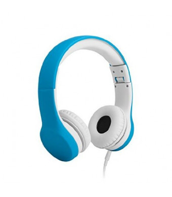 LilGadgets Connect+ Volume Limited Wired Headphones for Children (Blue)