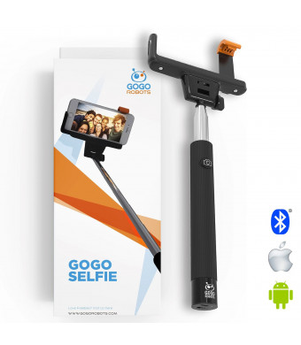 Voted #1 Selfie Stick: The GoGo Selfie Stick iPhone 6 plus, iPhone 5, iPhone 5s, Android and Samsung Compatible! This bluetooth Selfie Stick has rece