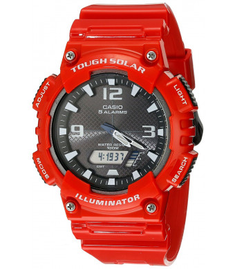 Casio Men's AQ-S810WC-4AVCF Analog-Digital Display Quartz Red Watch