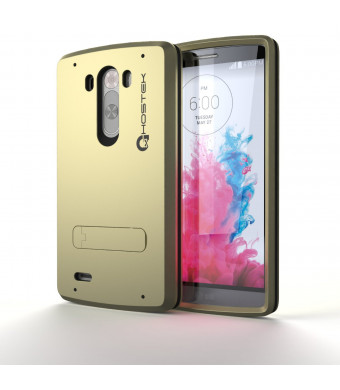 LG G3 Case, Ghostek Bullet Gold LG G3 Case W/ LG G3 Screen Protector - Lifetime Warranty - Slim Armor 4 Layer Protective Case for LG G3 D850 D851 D85