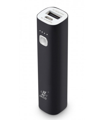 iXCC 3200mAH Power Bank - Portable External Battery Charger for Apple, Samsung, Android devices and More [Black]