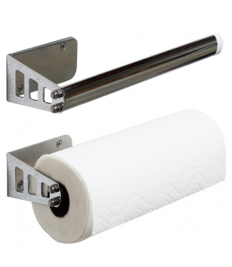 DecoBros Wall Mount Paper Towel Holder, Chrome