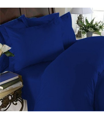 Elegant Comfort 1500 Thread Count Egyptian Quality 4-Piece Bed Sheet Sets with Deep Pockets, Queen, Royal Blue