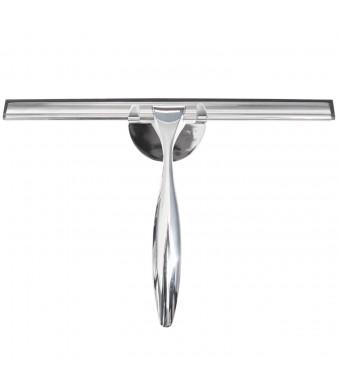 Deluxe Stainless Steel Shower Squeegee. Will Not Rust.