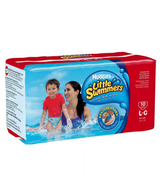 Huggies Little Swimmers Disposable Swimpants, Large, 10-Count