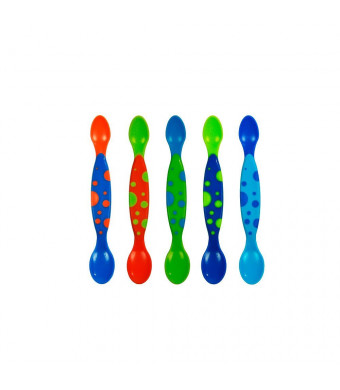 The First Years 5 Pack Double End Infant Spoons - Boy