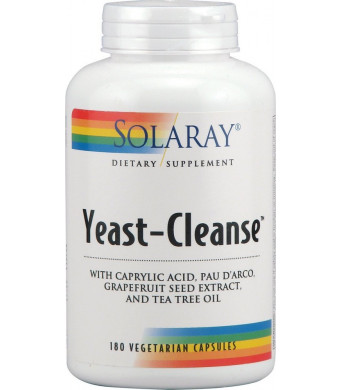 Solaray - Yeast Cleanse, 180 capsules