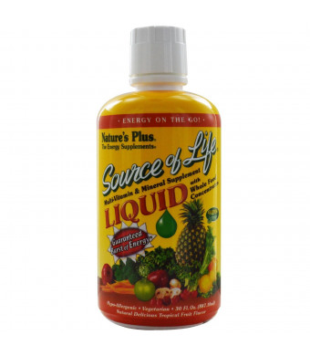 Nature's Plus - Source Of Life Liquid Natural Delicious Tropical Fruit - 30 oz.