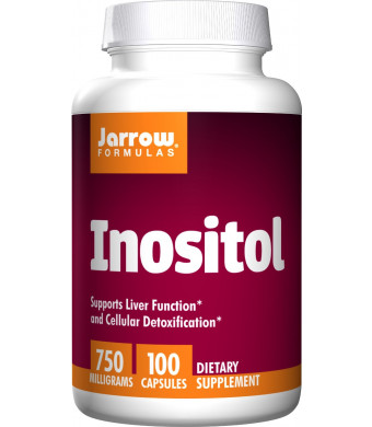 Jarrow Formulas Inositol Capsules, 750 mg, 100 Count