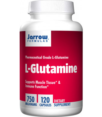 Jarrow Formulas L-Glutamine 750mg, 120 Capsules