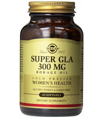 Solgar Super GLA Supplement, 300 mg, 60 Count