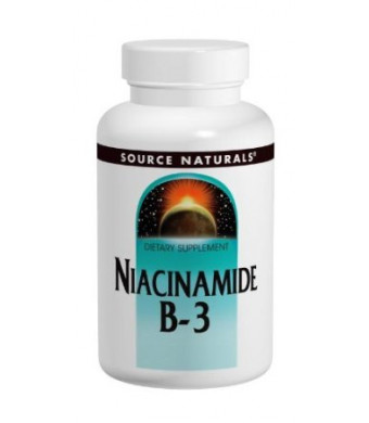 Source Naturals Niacinamide Vitamin B-3 100mg, 250 Tablets