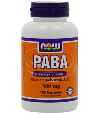 NOW Foods Paba, 100 Capsules / 500mg