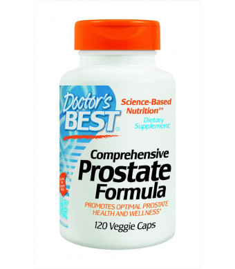 Doctor's Best Comprehensive Prostate Formula,Veggie Caps, 120-Count