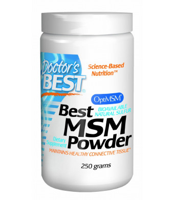 Doctor's Best, Best MSM Powder (1 gram / serving), 250-Grams