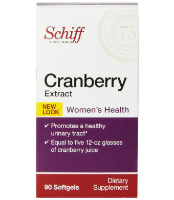 Schiff Cranberry Extract Cranberry Capsules Supplement, 90 Count