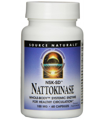 Source Naturals Nattokinase 100mg, 60 Capsules