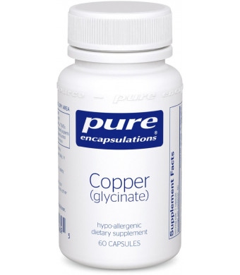 Pure Encapsulations - Copper (Glycinate) - 60ct [Health and Beauty]