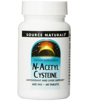 Source Naturals N-Acetyl Cysteine, 600mg, 60 Tablets