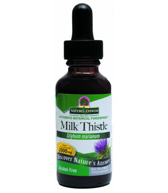 Nature's Answer Alcohol-Free Milk Thistle Seed, 1-Fluid Ounce