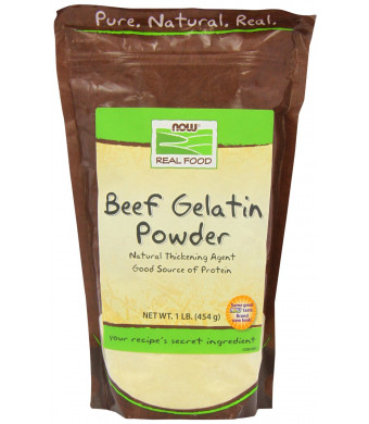 Now Foods Beef Gelatin Natural Powder 1 lb