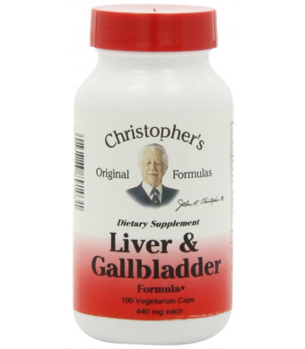 Dr. Christopher's Original Formulas Liver and Gall Bladder Formula Capsules, 100 Count