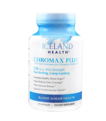 Iceland Health Chromax Plus - 250mcg Chromium Picolinate, 250mcg Chromium Histidinate