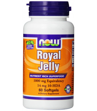 Now Foods Royal Jelly 1000mg, 60 Softgels