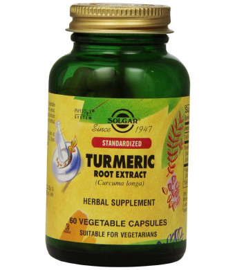 Solgar Standardized Turmeric Root Extract Vegetable Capsules, 60 Count