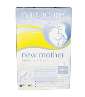 Natracare New Mother Natural Maternity Pads, 10 Count