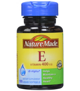 Nature Made Vitamin E 400, IU Softgels, 100 ct