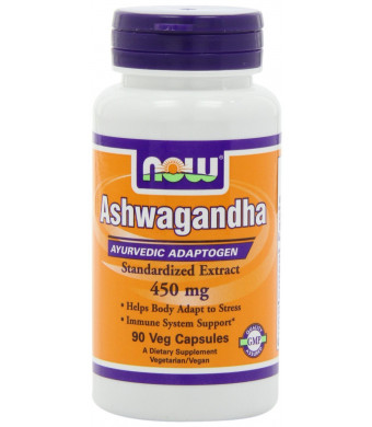 NOW Foods Ashwagandha Extract 450mg, 90 VCaps