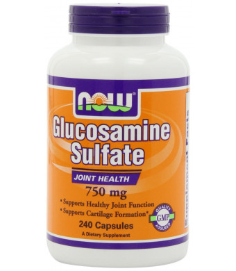 NOW Foods Glucosamine Sulfate 750mg, 240 Capsules