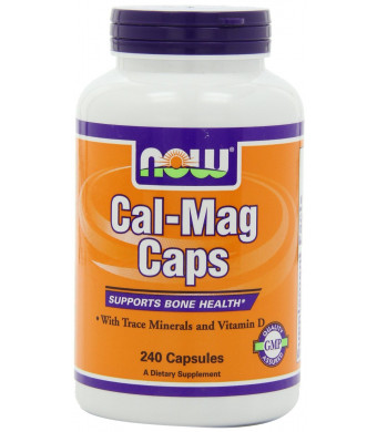 NOW Foods Cal-mag Capsules, 240 Capsules
