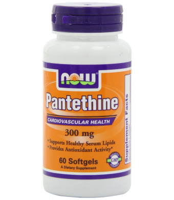 NOW Foods Pantethine 300mg, 60 Softgels
