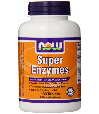 NOW Foods Super Enzymes, 180 Tablets