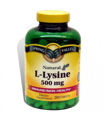 Spring Valley: Dietary Supplement L-Lysine, 250 ct