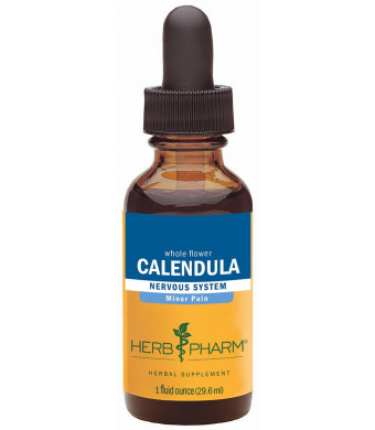 Herb Pharm Certified Organic Calendula Extract for Minor Pain Support - 1 Ounce